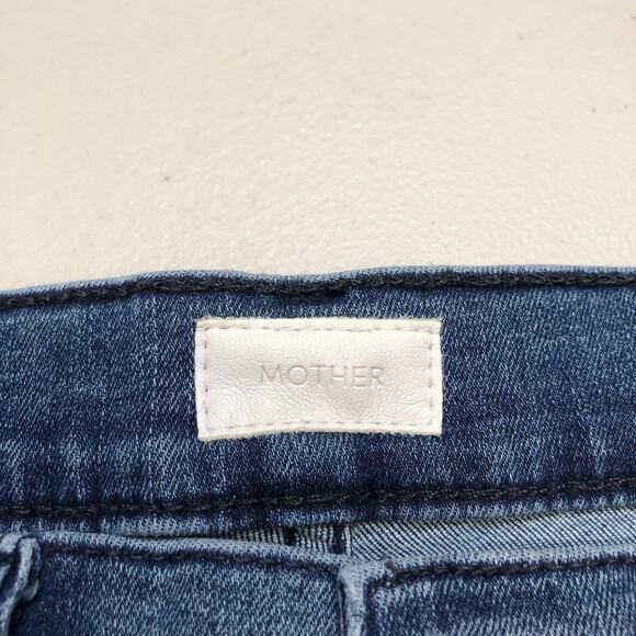 NWT MOTHER The Tomcat Oui Oui Straight Leg Blue Jeans Women's Sz 26 MSRP $258 - Picture 2 of 10